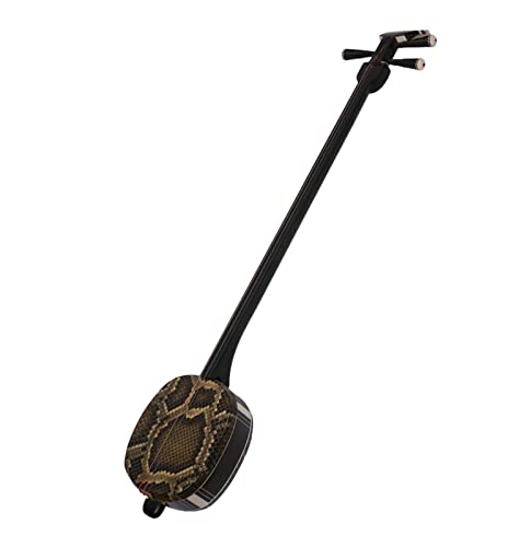 KERREY Classical National Musical Instrument Ebony Big Sanxian Professional Erhu (Color : Large)