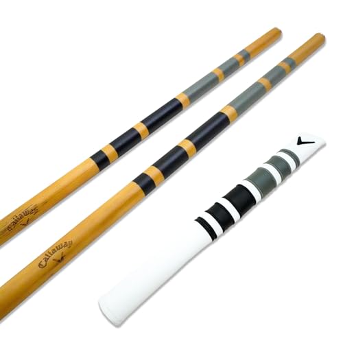 Callaway Heritage Wood Golf Alignment Sticks with Cover