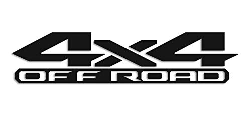 2 x Black 4x4 Off Road Bedside Vinyl Decals Fits New Dodge Ram 1500 2500 3500 Power Wagon