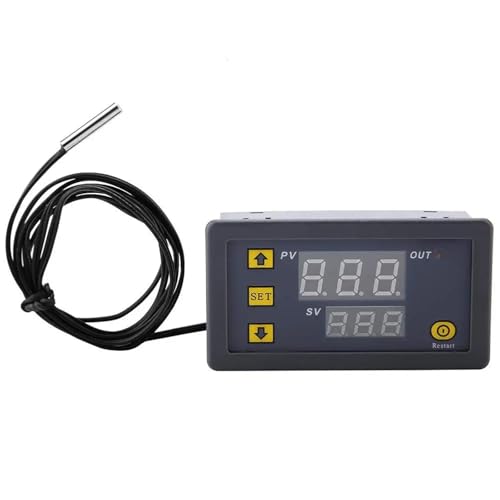 CWNABZCY 3pcs W3230 12V 24V 220V Digital Temperature Controller Thermostat Regulator Heating Cooling Control Thermostat with Sensor Thermostat(W3230 110-220V)