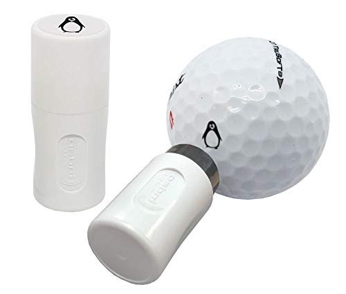 Asbri Golf Penguin Golf Ball Stamper, Black