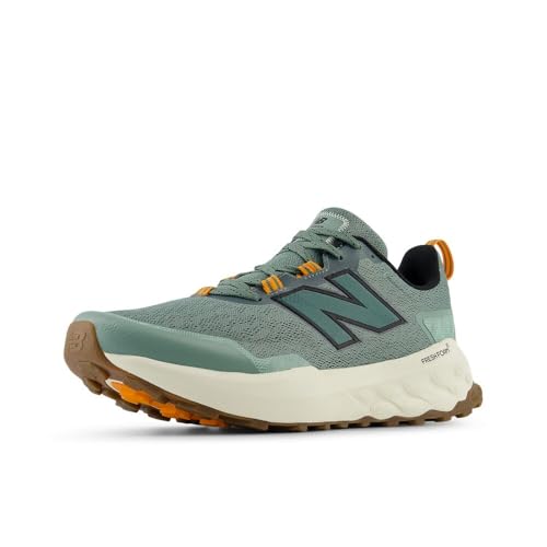 New Balance Men's Fresh Foam X Garoé V2 Trail Running Shoe, Dark Juniper/Angora/Black, 10