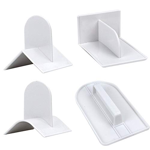 4pcs Fondant Icing Smoother Polisher for Cake Decoration Sugarcraft Scraper Paddle Tool