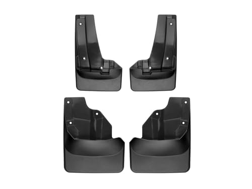 WeatherTech Custom No Drill Splash Guard MudFlaps for Subaru Outback (No Subaru Wilderness) - Front & Rear Set (110115-120115), Black