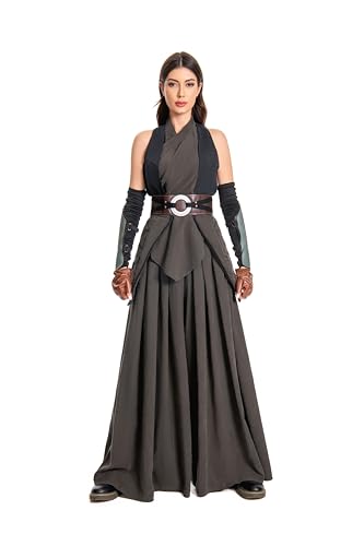 KoleGoe Womens Ahsokaa Tano Costume Halloween SW Cosplay Outfit for Adult,XLarge