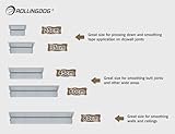 ROLLINGDOG Drywall Skimming Blade Set - Include Extension Pole and Transport Case,13PC Easy Carry Handle and 5 Extra Skimming blades