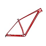 Boartechs 29er Carbon Frame T1000 Carbon Hardtail Mountain Bike Frame B+S+A 148x12mm Carbon Frame 29(Black Color,Size L Matt)