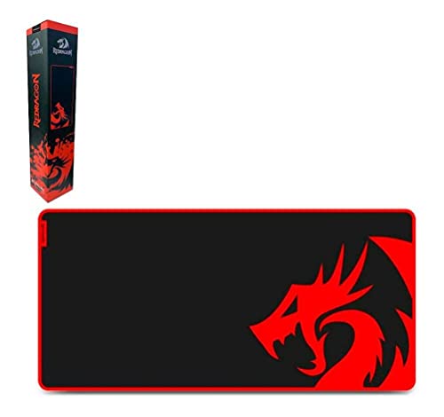 Redragon Kunlun Exteded Gaming Mouse Pad Black and Red 840x420mm P006A, Extended