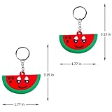 iMagitek 40 Pack Watermelon Keychains for One in a Melon Party Decorations Summer Fruit Watermelon Party Supplies Decorations