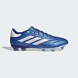 adidas Unisex Copa Pure II.2 Firm Ground Football Boots Sneaker, Lucid Blue/White/Solar Red, 11 US Men