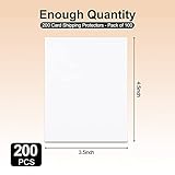 Lewtemi 200 Pieces Trading Card Shipping Protectors 4.5 x 3.5 Inches Trading Card Packaging Cardboard Mailing Protector Mail Shipping Stiffeners Folders, Cardboard Divider