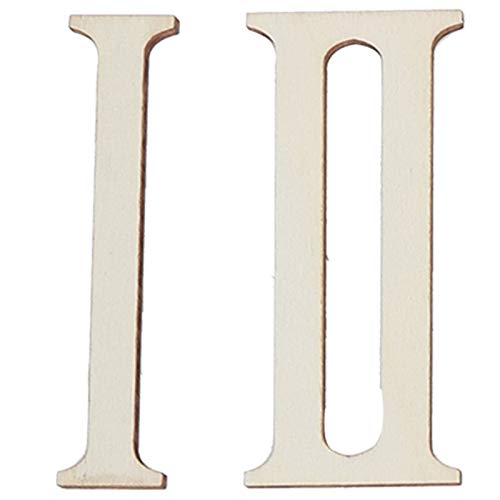 3 Inch Wood Letters Wood Craft Wooden Roman Numerals Drawing Roman Numeral Wall Clock Drawing Lettering Aids Wood Craft Sticks Roman Numbers Wooden Chips