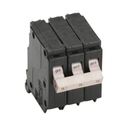 Cutler-Hammer CH320 Standard Circuit Breaker, 240 VAC, 20 A, 10 kAIC, 3 Poles, Common Trip