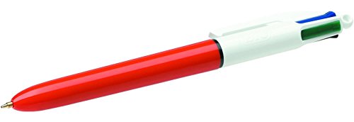 BIC - Refillable Ballpoint - Retractable Fine Point Four Ink Colours - Plastic Body - Set of 12