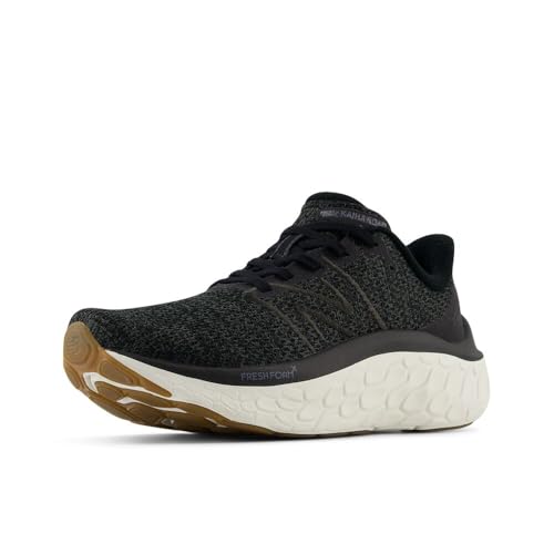 New Balance Women's Fresh Foam X Kaiha Road V1 Running Shoe, Black/Castlerock/Gum 02, 8.5