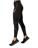 CW-X Women's Endurance Generator Joint and Muscle Support Compression Tight, High Performance Leggings for Running and Weight Lifting, Jet Black, Large