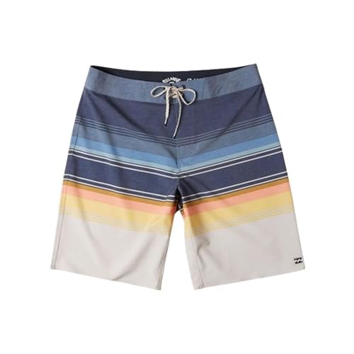 Billabong Men's Standard All Day Pro Boardshort, 4-Way Performance Stretch, 20 Inch Outseam, Dusty Navy