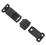 Herm Sprenger Black Stainless Steel ClicLock Buckle Quick Release Fastener for Dog Training Prong Collar for Small Medium Large Dogs Made in Germany (3.2mm)