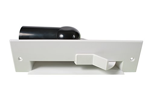 Cen-Tec Systems Central Vacuum Automatic Dustpan Sweep Inlet, White