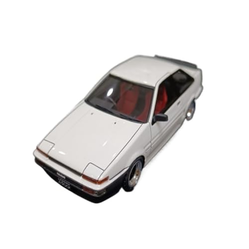 Die Cast Vehicle 1/43 for Toyota Corolla Trueno AE86 White Coupe Conversion Sports Car Model Diecast Alloy Car Model Display Mini Cars Replica