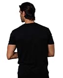 INTO THE AM Universal Love Glow in The Dark Graphic Tee for Men - Short Sleeve Design T-Shirts (Black, X-Large)