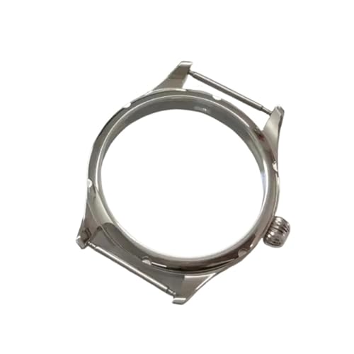 TREWFGH Watch Accessory with 40mm Case with Crown Suitable for ETA6497/6498 ST3600/3621 Movement Replacement 316L Stainless Steel Case(Mineral A Head)