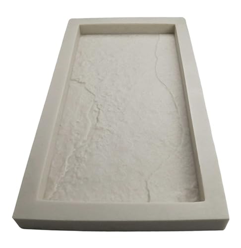 Stone Veneer Rubber Molds for Concrete, Rustic Paver Mold, 24" L x 12" W x 1.5" D