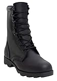 Rothco Speedlace Combat Boots - 10 Inch (Black, US Footwear Size System, Adult, Men, Numeric, Medium, 9.5)