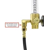 VICTOR Flowmeter Regulator for Argon, Argon/CO2 and Helium. For TIG and MIG Welders, Model: GRF400-581 with 10 Feet Hose