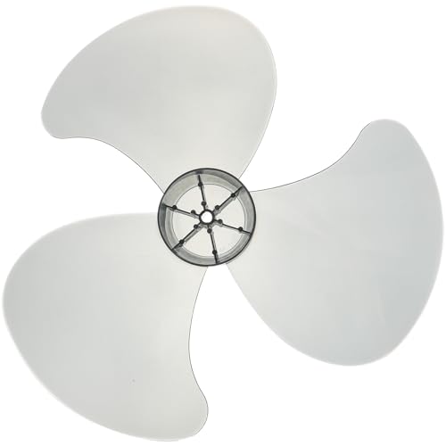 TOVINANNA Fan Blades Replacement, Plastic 3 Leaves Fan Blade with Nut Household General Fans Accessories Fan Blades Part for 16 Inches Table Fanner Standing Pedestal Fan