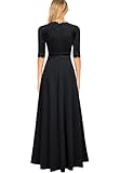 REPHYLLIS Black Formal Dresses for Women Party Lace Evening Dress S