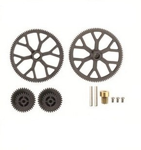 Parts & Accessories Double Horse DH 9053 RC Helicopter Spare Parts Accessories Main Blades, Grip, Main Shaft, Motor, Remote Controller, Receiver - (Color: Main Gear Set)