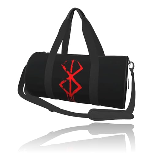 Anime Gym Bag for Women Men - Large Capacity Waterproof Workout Fitness Travel Sports Bags Fashion Street Camping Weekender Expandable Carry On Duffle Bag For Couple (F8)