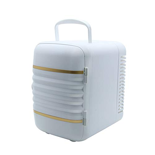 TOYOCC 4L Mini Fridge -Home/Car Portable Electric Cooler Warmer, Outdoor Dormitory Compact Food Freezer/Refrigerator,Dc12v/Ac220v