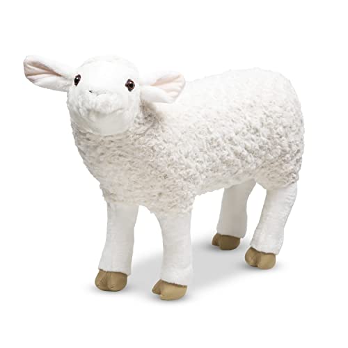 Melissa & Doug Giant Sheep - Lifelike Stuffed Animal (Nearly 2 feet Tall)