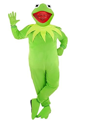 Fun Costumes Plus Size Adult Disney Kermit Costume | The Muppets Costumes 2X