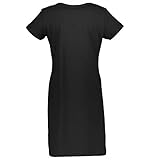 New York - Baseball Jersey Style Ladies Dress (Black, Large/X-Large)