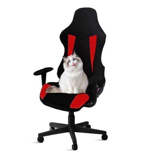 PEKJI Gaming Chair Covers, Computer Chair Slipcovers Cover Stretchable Elastic Machine Washable of Computer Video Game Office Chair Cover(A03)
