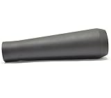 13" Big Mouth Reverse Cone Stainless Steel Muffler Megaphone Black 2.5" Inlet ID by Niche Cycle Supply