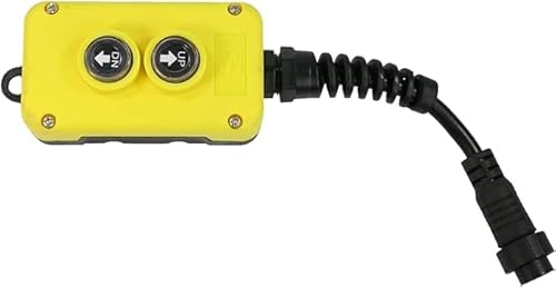 Generic KTI Two Button Pendant Hydraulic Dump Trailer Controller - Power Up/Power Down, 395-55