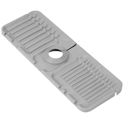 Silicone sink pad for kitchen sink, keeping the sink surface dry and free of residual water droplets