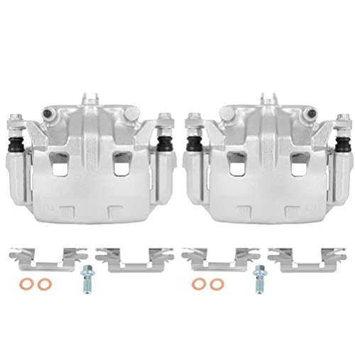 SCITOO 19B3123A 19B3122A Front Left & Right Disc Brake Calipers Assembly w/Bracket For Nissan For Frontier/For Pathfinder/For Xterra,For Suzuki For Equator