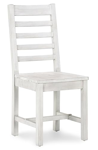 Kosas Home Quincy 19" Solid Pine Wood Dining Chair in Nordic Ivory (Set of 2)