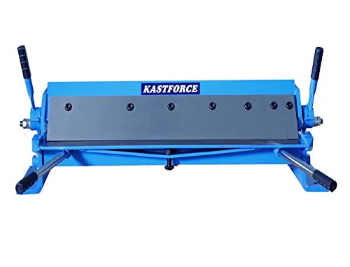 KASTFORCE KF5006 Box and Pan Brake Sheet Metal Folder Bending Brake Metal Forming Machine Max Capacity 24 Inch (610mm) 20 Ga (1.0mm) with 5 Fingers 0-135 deg