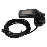 RiToEasysports Electric LCD Meter Display,S886 LCD Display Panel with Thumb Throttle Headlight Connector for Electric