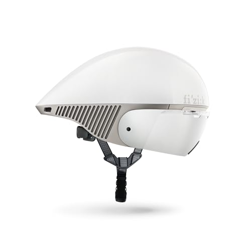 Fizik Time-Trial Triathlon Helmet Kunee (CPSC Certified) White, Size Medium/Large