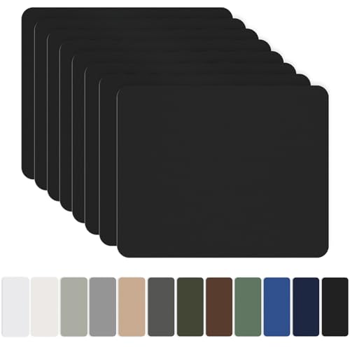 OAZ 8 Pieces 7.87 x 5.9 inch Nylon Repair Patches Nylon Fabric Patch Self-Adhesive Nylon Repair Tape Waterproof Lightweight Outdoor Gear Repair Patch Kit for Down Jacket Clothing Tent Bag (Black)