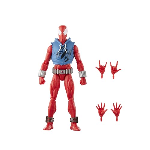 MARVEL Legends Series Scarlet Spider, Spider-Man Comics Collectible 6-Inch Action Figure