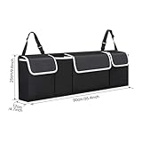 Car Storage Box Car Trunk Organizer Pockets Large Capacity Universal Back Fit For Seat Storage Bag Stowing Tidying Storage Organizer Box Car Accessories