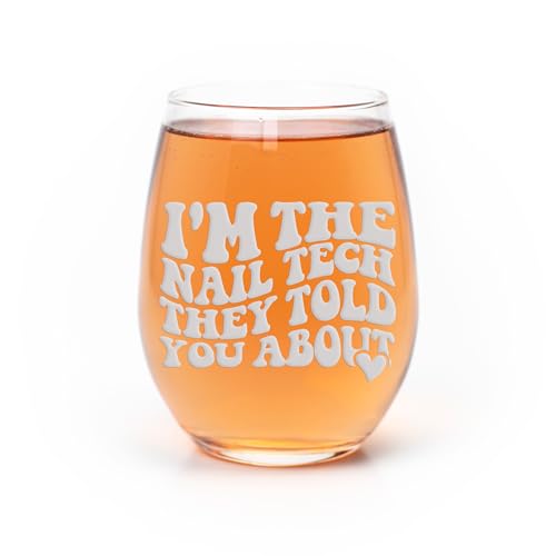 Nail Tech Told You Stemless Wine Glass - Manicure Magic, Nail Tech Gift, Nail Technician, Nail Artist Gifts